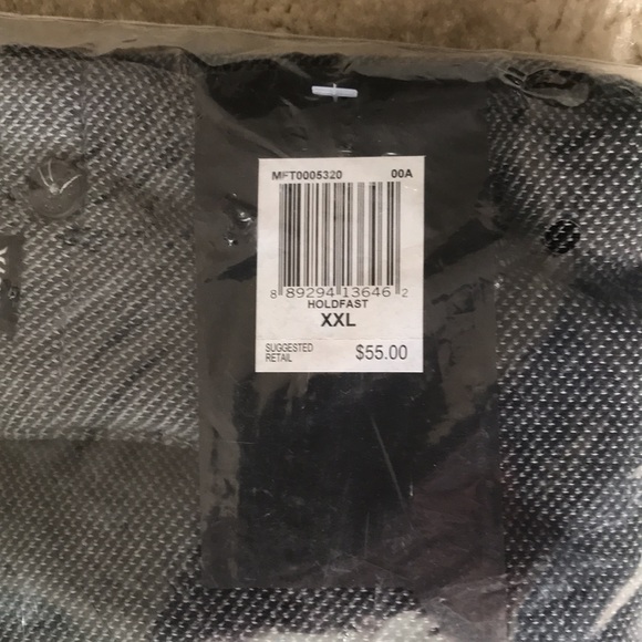 Men’s Hurley Holdfast Fleece Crew Dark Grey Heather/Black XXL - Picture 2 of 6